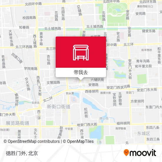 德胜门外地图