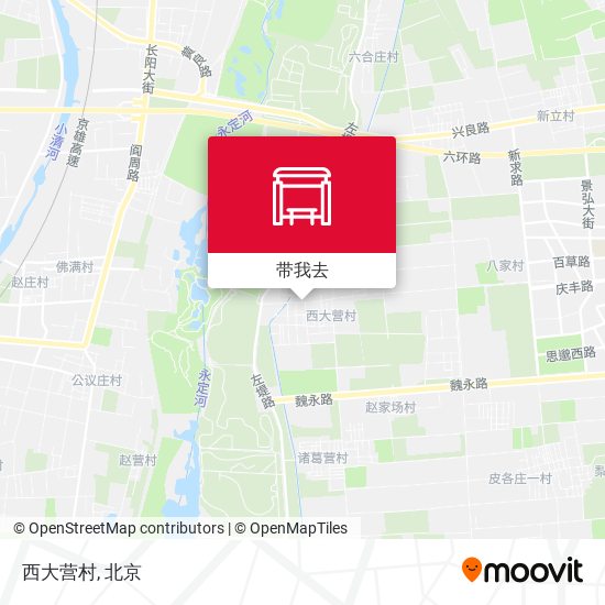 西大营村地图