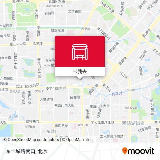 东土城路南口地图