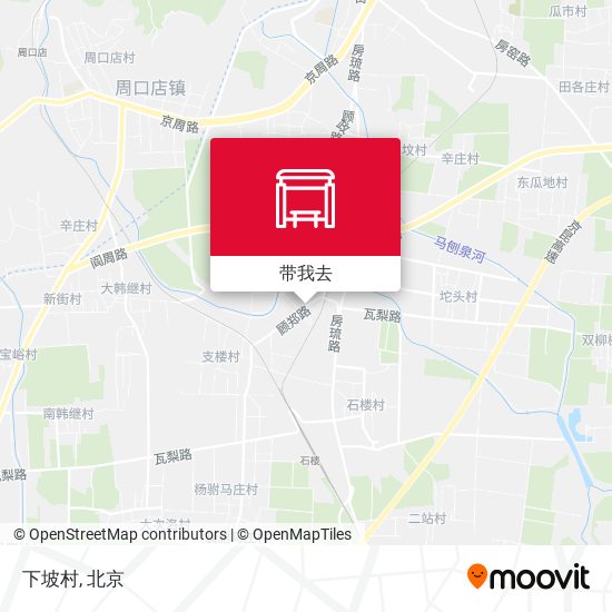 下坡村地图