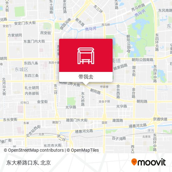 东大桥路口东地图