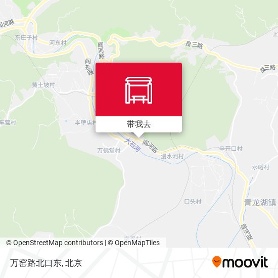 万窑路北口东地图