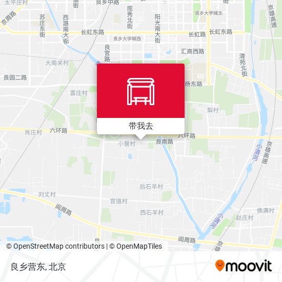 良乡营东地图
