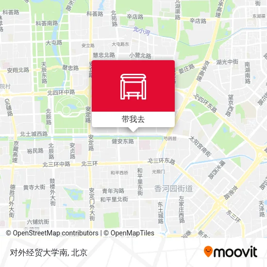 对外经贸大学南地图