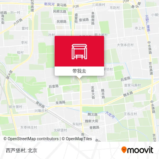 西芦垡村地图