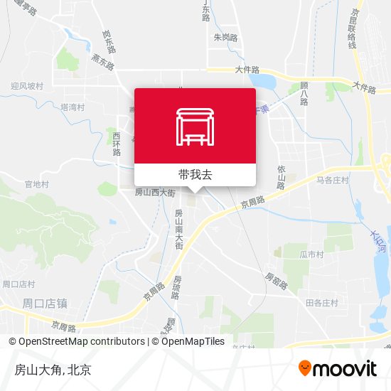 房山大角地图