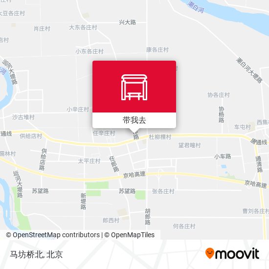 马坊桥北地图