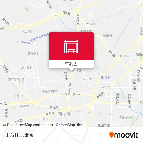 上岗村口地图