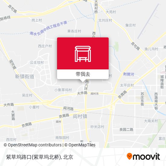 紫草坞路口(紫草坞北桥)地图