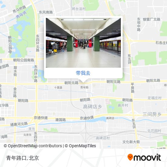 青年路口地图