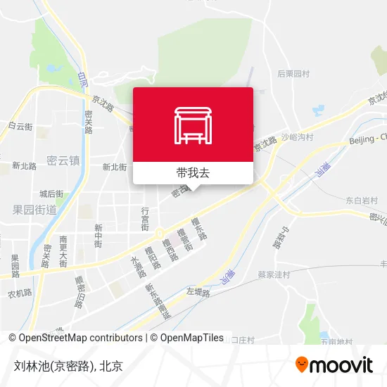 刘林池(京密路)地图