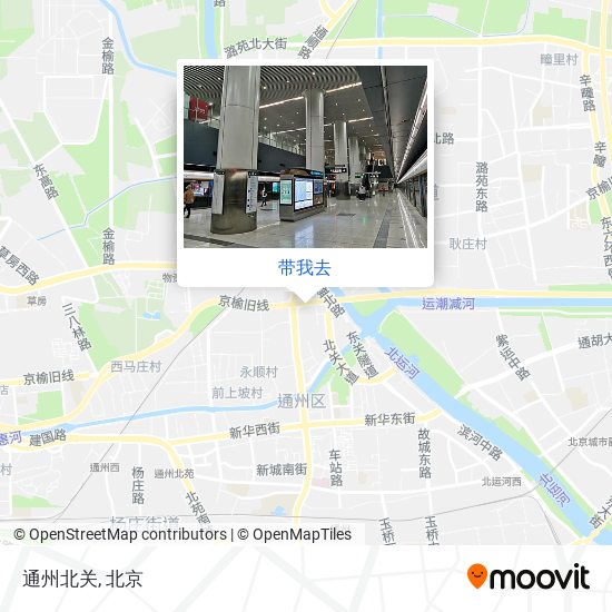 通州北关地图