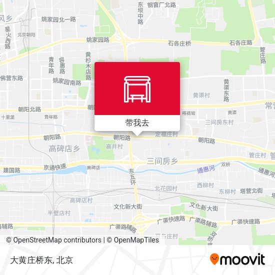 大黄庄桥东地图