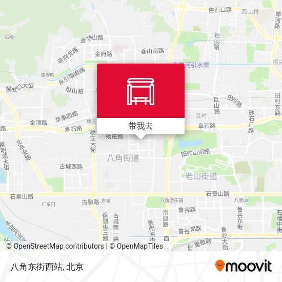 八角东街西站地图