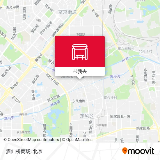 酒仙桥商场地图