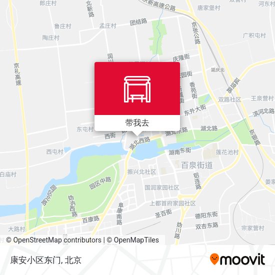 康安小区东门地图