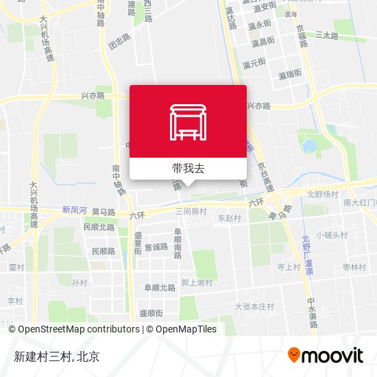 新建村三村地图