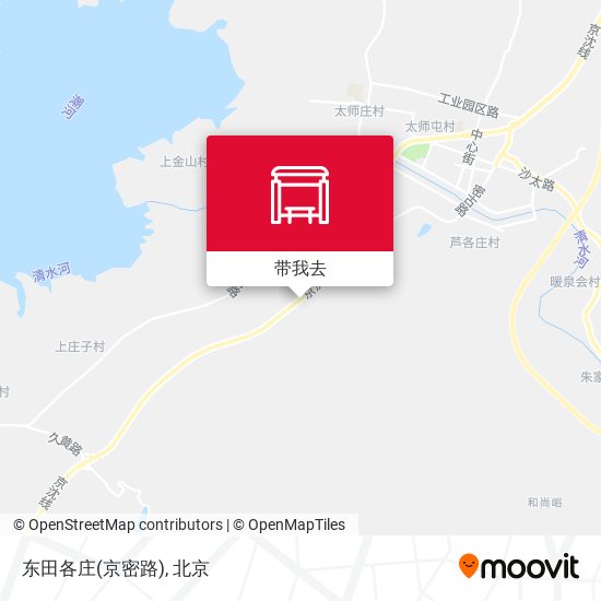 东田各庄(京密路)地图