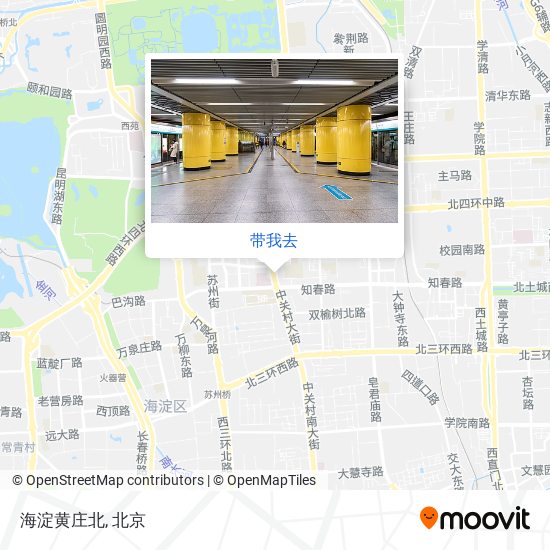 海淀黄庄北地图