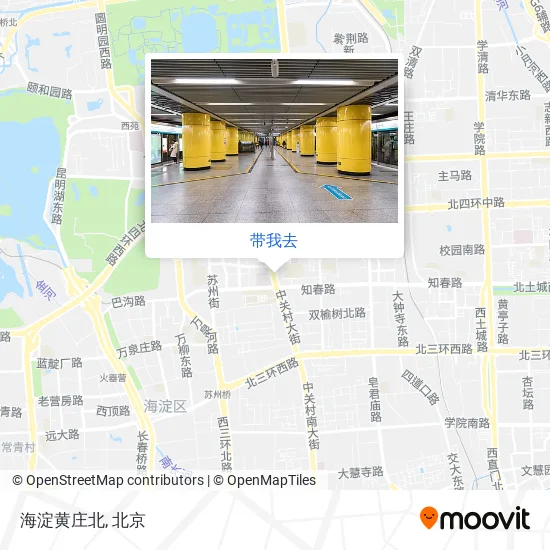 海淀黄庄北地图