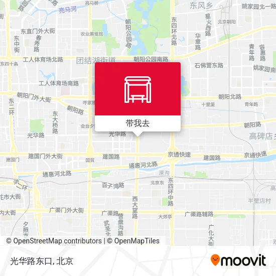 光华路东口地图