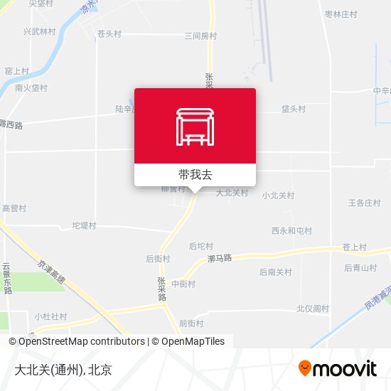 大北关(通州)地图