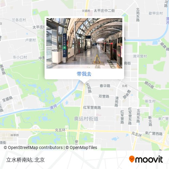 立水桥南站地图