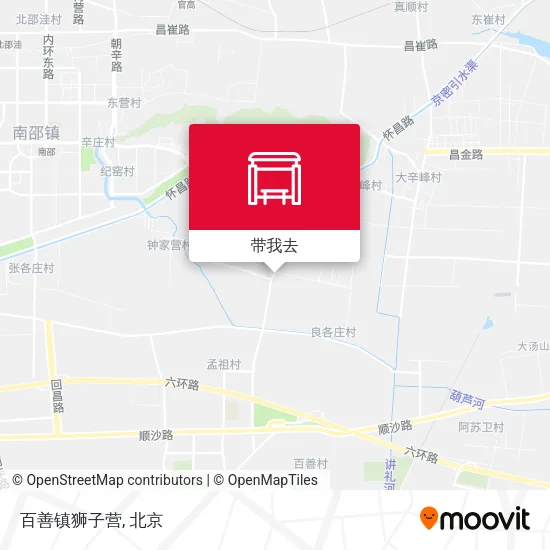 百善镇狮子营地图