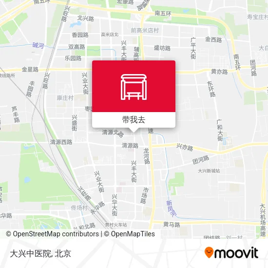 大兴中医院地图