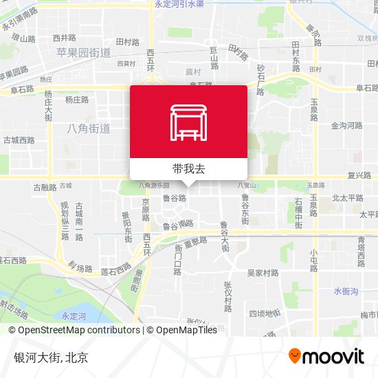 银河大街地图