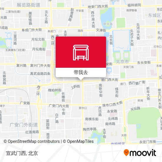 宣武门西地图