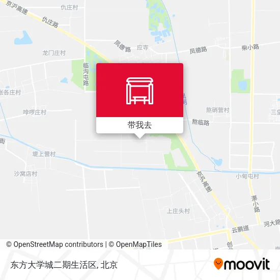 东方大学城二期生活区地图