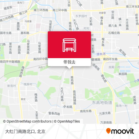 大红门南路北口地图