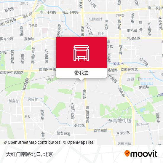 大红门南路北口地图