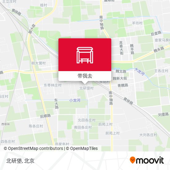 北研垡地图