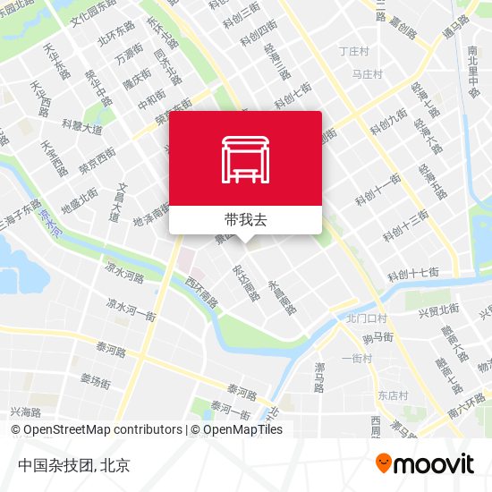 中国杂技团地图