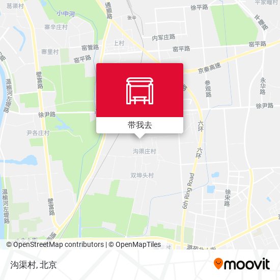 沟渠村地图