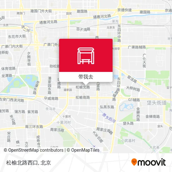 松榆北路西口地图