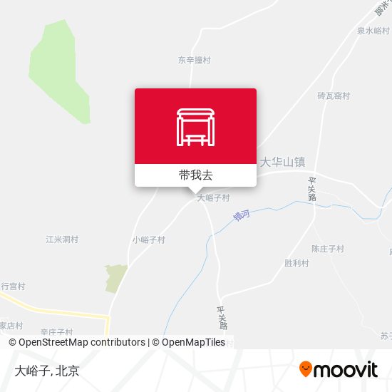 大峪子地图