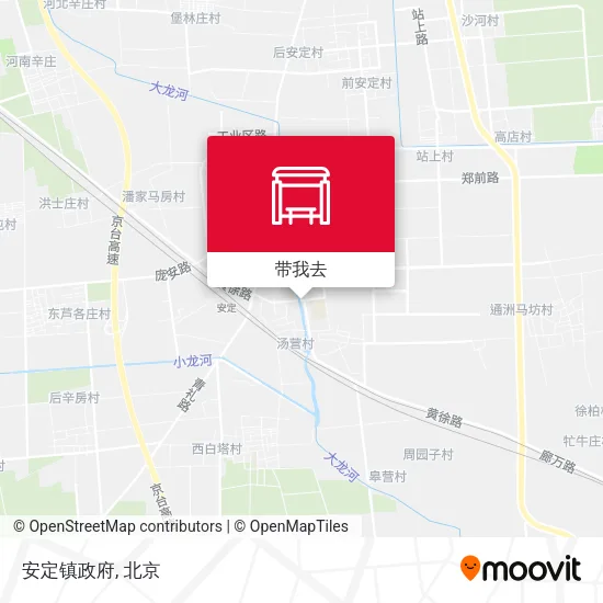 安定镇政府地图