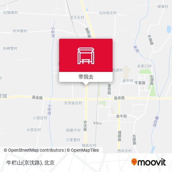 牛栏山(京沈路)地图