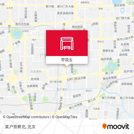 菜户营桥北地图