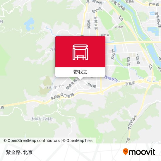 紫金路地图
