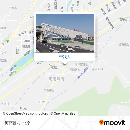 河南寨村地图