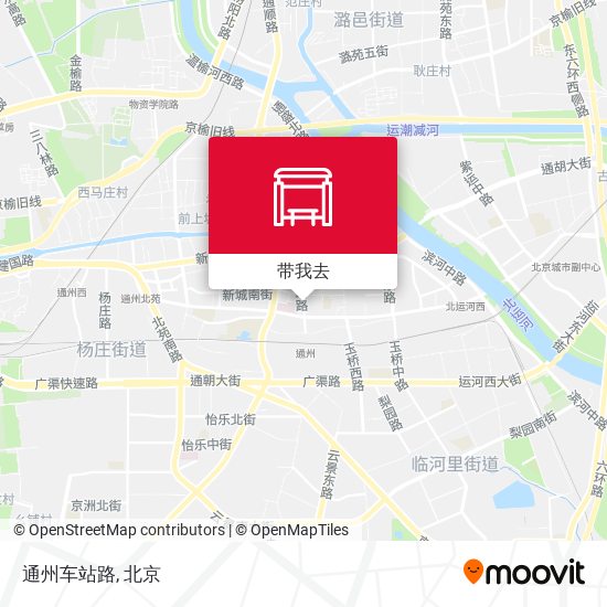 通州车站路地图