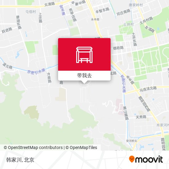 韩家川地图