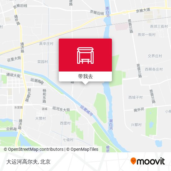大运河高尔夫地图