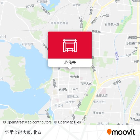 怀柔金融大厦地图