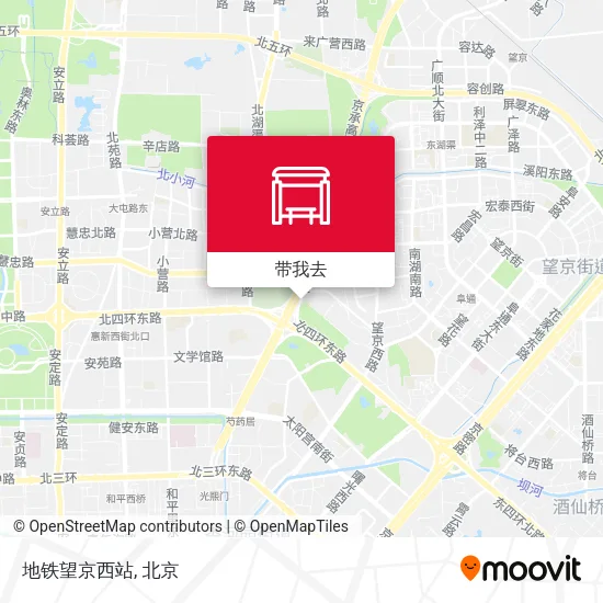 地铁望京西站地图