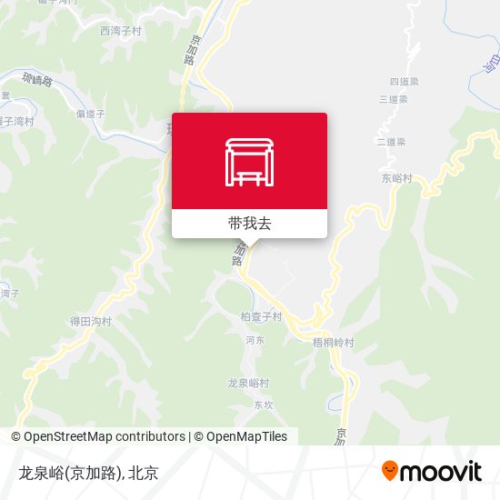 龙泉峪(京加路)地图